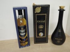 Cognac Otard XO 40% vol, 70cl, Grants Blended Scotch Whisky Signature, Limited Edition, 40% vol,