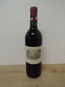 Chateau Latife Rothschild 1993 Pauillac, 12.5% vol, 75cl, with paper wrapper, bottle stored in a