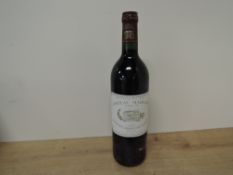 Chateau Margaux Grand Vin 1993 Premier Grand Cru Classe, Margaux 12.5% vol, 75cl, bottle stored in a