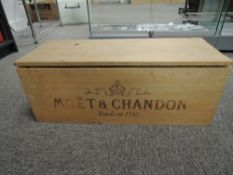 Moet & Chandon Champagne Mathusalem, Brut Imperial, 12% vol, 600cl, in wooden case, 1 bottle