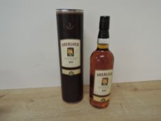 Aberlour 10 Year Old Pure Single Highland Malt Scotch Whisky, 40% vol, 70cl, in card tube, 1 bottle