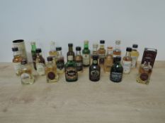 Single Malt Whisky Miniatures, Glen Garioch 10 Year Old, Longmorn 15 Year Old, Bunnahabhain 12