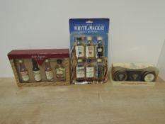 Whisky Miniatures, The Whyte & Mackay Collection 6 miniature bottles of High Strength 52.5%, Special