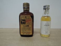 Whisky Miniatures, White Horse 1958 The Old Blend Scotch Whisky70 Proof, no capacity stated, Oban