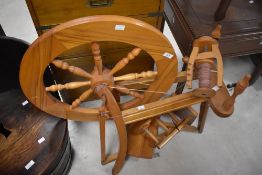 A modern spinning wheel