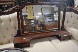 An Edwardian dressing table back