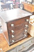 A 19th Century stained frame specimen chest , dimensions approx. H44 W36 D31cm