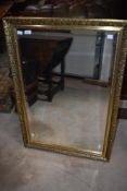 A modern gilt frame mirror, approx. 97 x 66cm