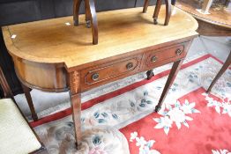 A reproduction Regency sideboard, width approx. 118cm