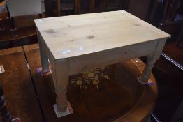 A rustic pine coffee table, approx. 66 x 44cm