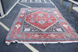 A large modern rug/carpet square, approx. 300 x 240cm