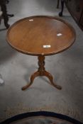 A reproduction Victorian style occasional/wine table, diameter approx. 41cm