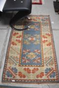 A Killim style rug, approx, 150 x 83cm