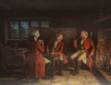 After F.M Bennett a set of 12 reproduction colour prints entitled 'Great Content' printed by Solomon