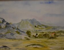 After Alfred Heaton Cooper (British 1864 - 1929) 'Feeding the Hens, Low Fold, Ambleside' a quaint