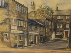 Constance M Crossley (British 20th century) watercolour 'St Mary's Gate' signed lower left, within a