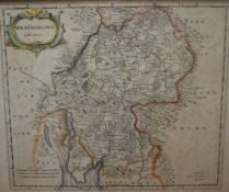 *Local Interest* Robert Morden (British 1650 - 1703) A map of the historic county of Westmorland