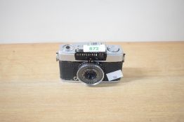 Olympus-Pen EE-2, a 35mm half frame camera, with a built in Olympus D.Zuiko 28mm f3.5 lens. *Half