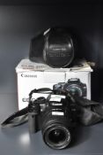 Canon 400D DSLR camera with Canon EF-S 18-55mm f3.5-5.6.