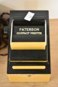 Paterson Contact Printer and Safelight. A 1960s contact printer for making small black and white