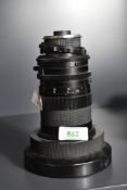 A Tamron 10-100mm f1.6 TV zoom lens. Condition - lots of fungus and mildew within lens elements.