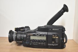 Sony video Hi8 Handycam camcorder, model number CCD-V700E. Sold with bag and original box.