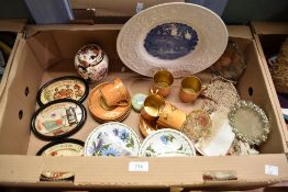 Three ceramic door plaques by WUPPER M Sebastian Design Muster Ges. Geschtzt featuring lounge,