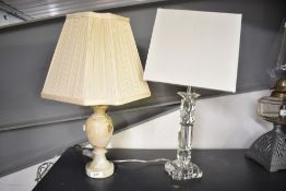 Two modern lamps