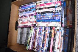 A collection of assorted DVDs including family favourites such as Nanny McPhee, The Polar Express
