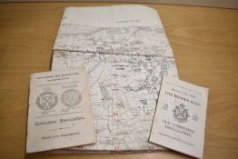 A vintage map of York, England, sold together with two comrade booklets