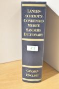 A Langenscheidt's Condensed MuretSanders Dictionary, h27cm