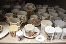A collection of late 19th- to 20th-century Royal commemorative and celebratory china, porcelain, and