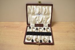 A selection of six late 20th-century Cooper Brothers & Sons Limited, Birmingham silver Art Deco-