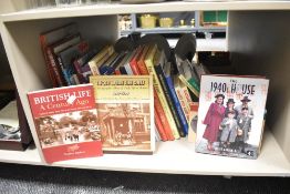 A collection of 20th-century to modern British history books, to include titles such as Britain Then