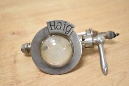 A 20th-century Gaskell and Chambers Limited Spirits/Whiskey Haig 'Optic Pearl' Pourer, handle