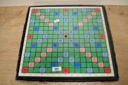 A 20th-century Spears Games Scrabble board game set, to include all pieces in original box, 37cm.