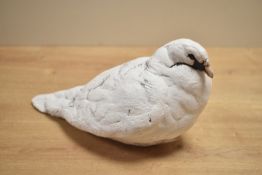 A mid-20th-century British studio pottery dove by Guy James Holder, whose sweet, plump, and pure