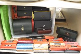 A large box of Fountain Pen Boxes including Swan, Pelikan, Montblanc, Cross, Waterman and Conway