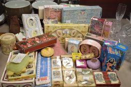 A collection of 20th-century soaps of varying designs, decorations and sculptures, to include