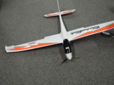 Radio Comntrolled Kit Built Model Aircraft, Electra Glide, length 95m, width 150cm, very well made