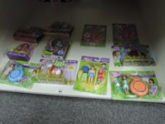 Mattel Polly Pocket, H2543 Shani, H2542 Lila, C1995 Hip Horses Curly Do and C1996 Fancy Frills,