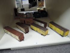 G Scale Hand Made Wagons including Dairymens Milk, MDT Refigeration, County Club etc (6)