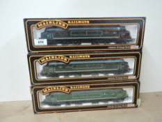 Mainline 00 Gauge BR Diesel Locomotives, The Manchester Regiment, Sherwood Forester and The