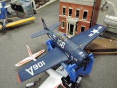 Horizon Hobby Radio Controlled Kit Built Model Aircraft, Commerative Air Force, US Navy 106A, length
