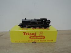 Tri-ang TT Gauge, T99 2-6-2 BR Tank Locomotive 6157, very little use, in yellow box
