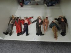 1964 and similar Palitoy Action Men x4, Patent Pending Action Man, 1973 Lone Ranger, 1973 Indian
