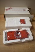 Danbury Mint 1:24 scale Diecast, DM3 1956 Ford Thunderbird, in original packaging with outer card