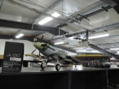 Horizon Hobby Radio Controlled Kit Built Model Aircraft, Spitfire MK XIV 1.2m, length 110cm, wing