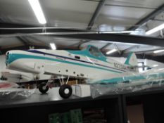 Radio Controlled Kit Built Model Aircraft, N233MA, Pawnee D, length 140cm, width 200cm, very well