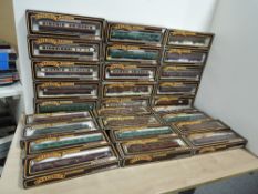 Mainline 00 Gauge Coaches including Cream & Crimson, BR Maroon, Southern Green etc, very little use,